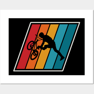 BMX Retro Biker Posters and Art